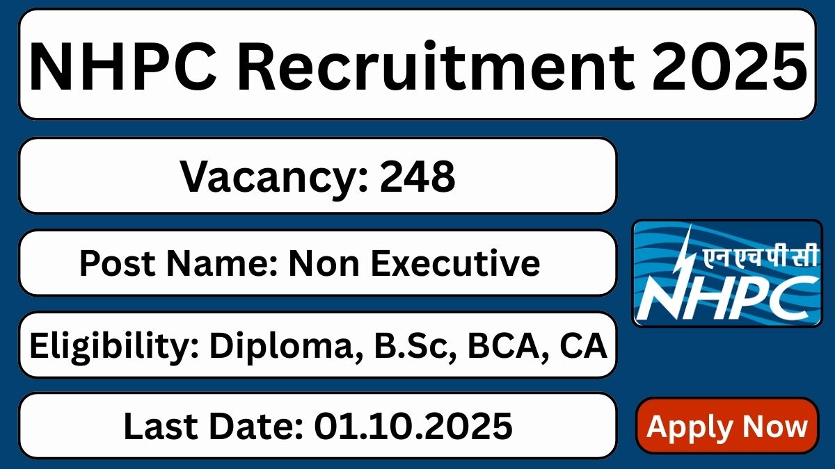NHPC Non-Executive Recruitment 2025