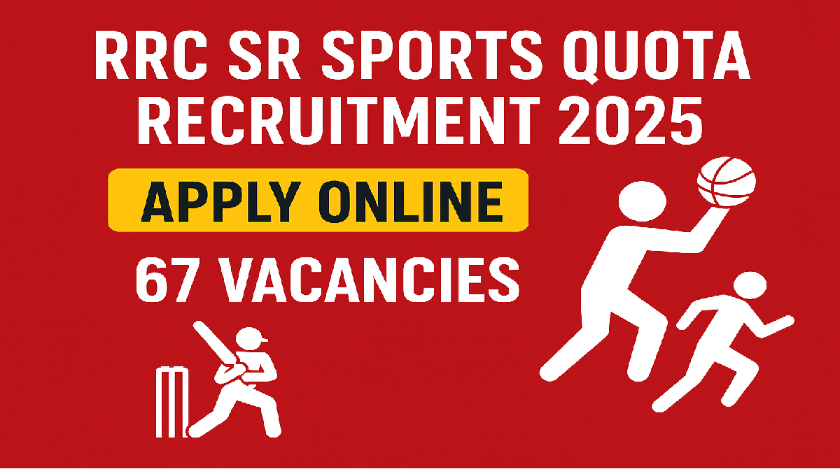 RRC SR Sports Quota Recruitment 2025