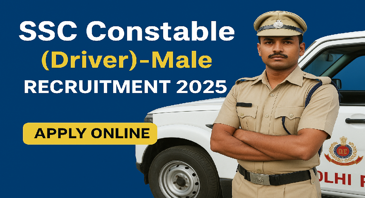 SSC Delhi Police Constable Driver Recruitment 2025