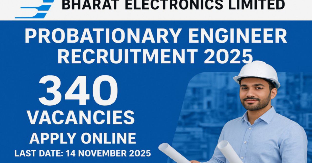 BEL Probationary Engineer Recruitment 2025