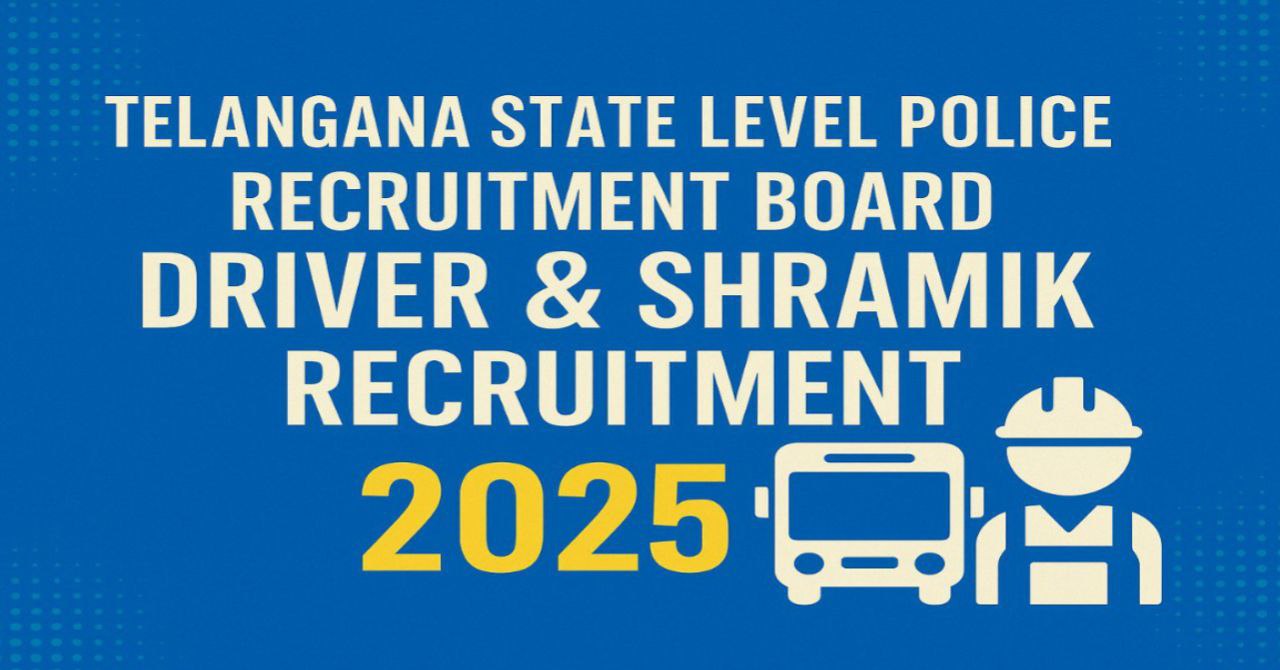 SLPRB Driver & Shramik Recruitment 2025