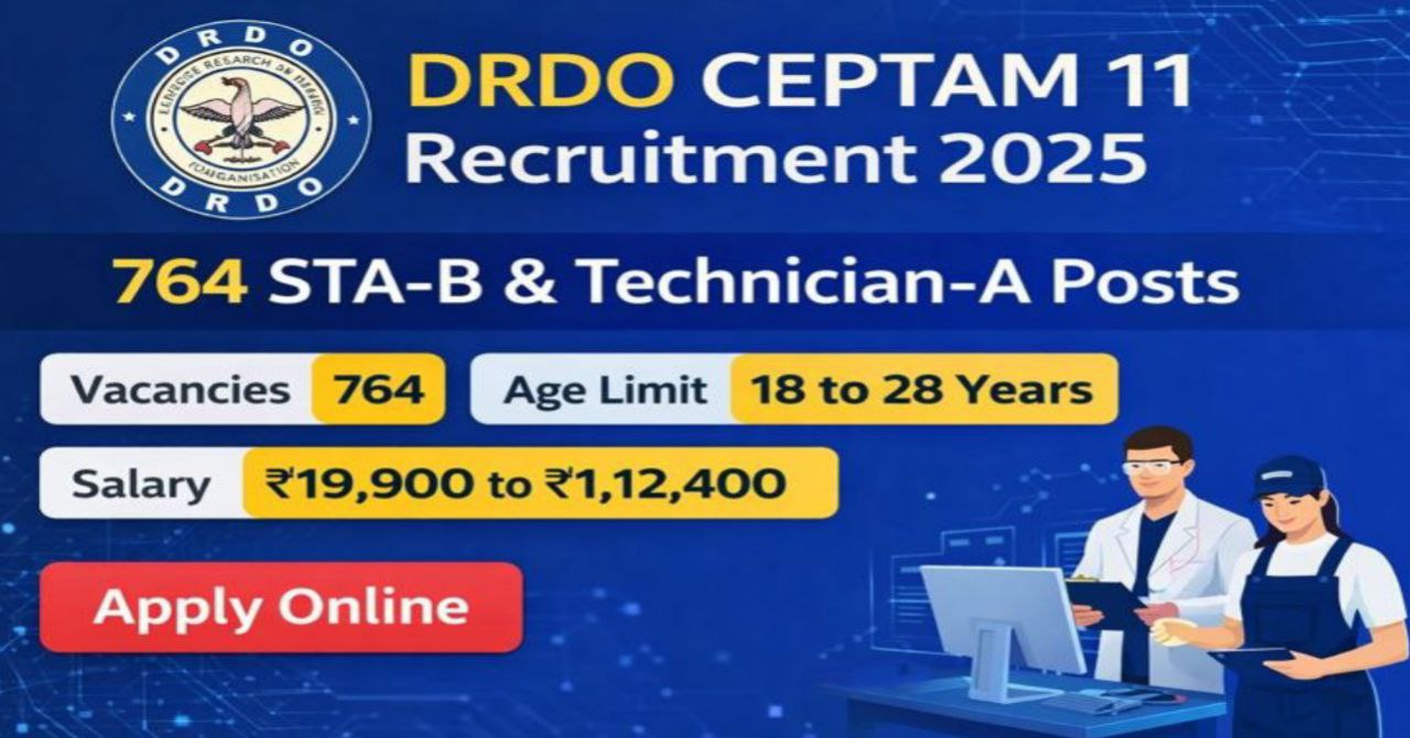 DRDO CEPTAM 11 Recruitment 2025