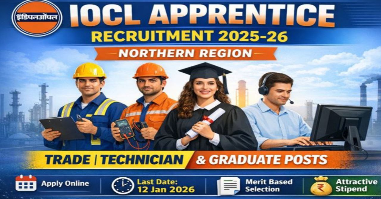 IOCL Apprentice Recruitment 2025–26