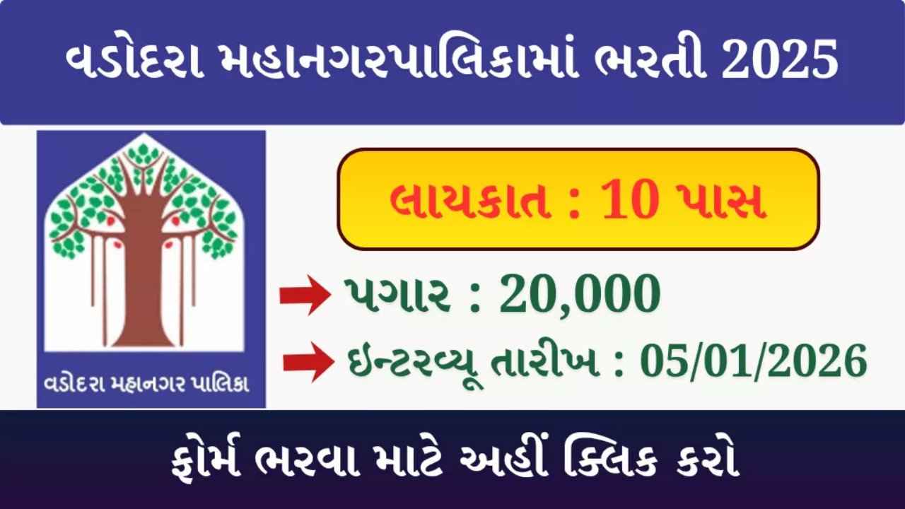 VMC Lifeguard Cum Trainer Recruitment 2026