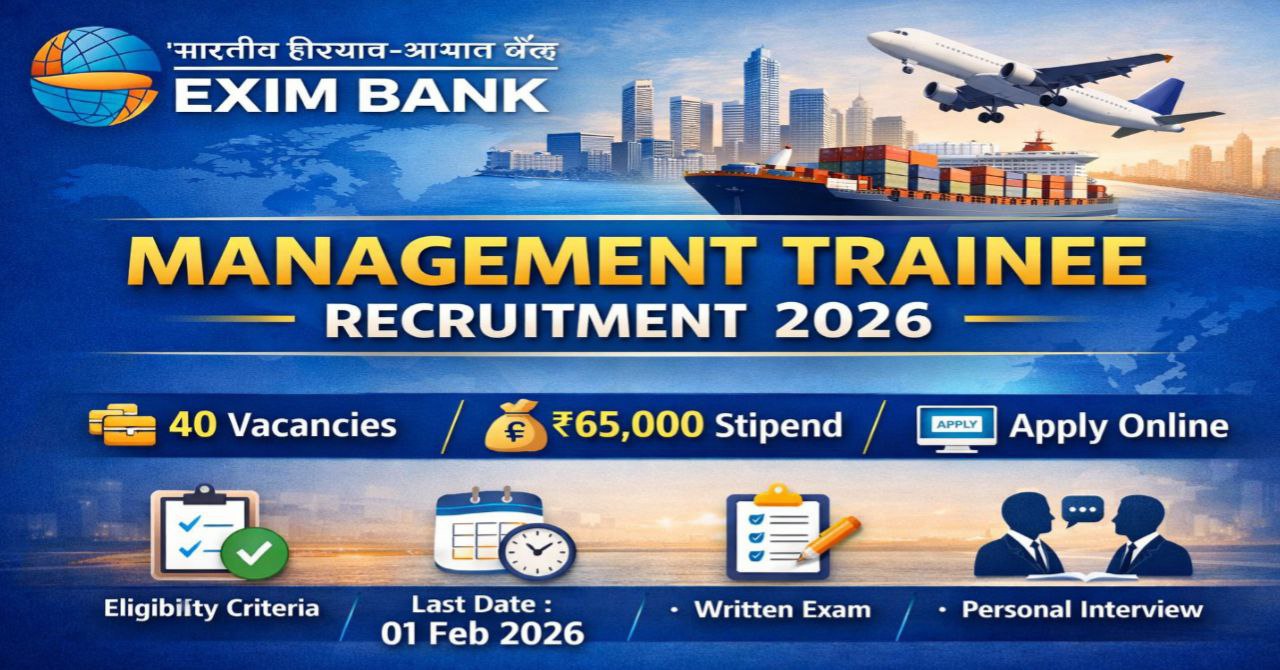 Export Import Bank of India Recruitment 2026