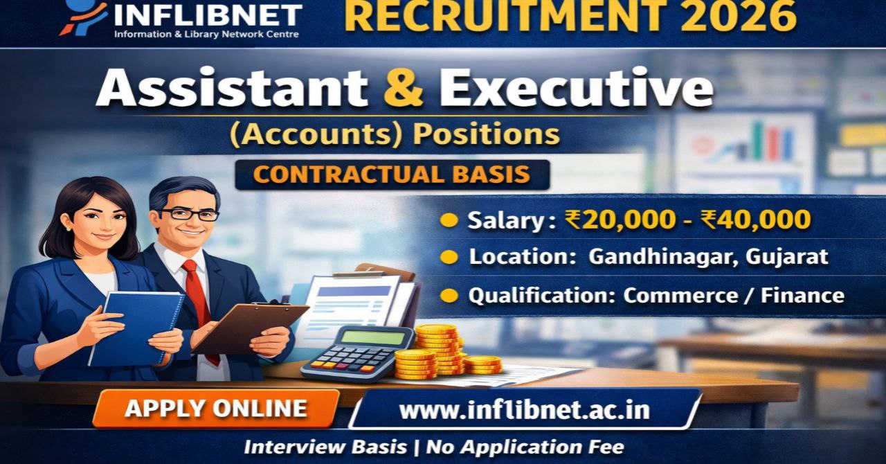INFLIBNET Accounts Recruitment 2026
