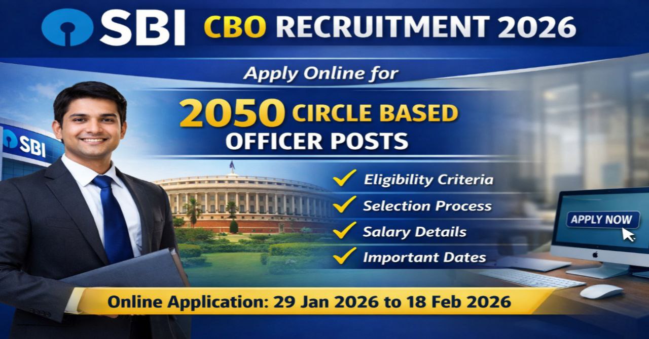 SBI CBO Recruitment 2026