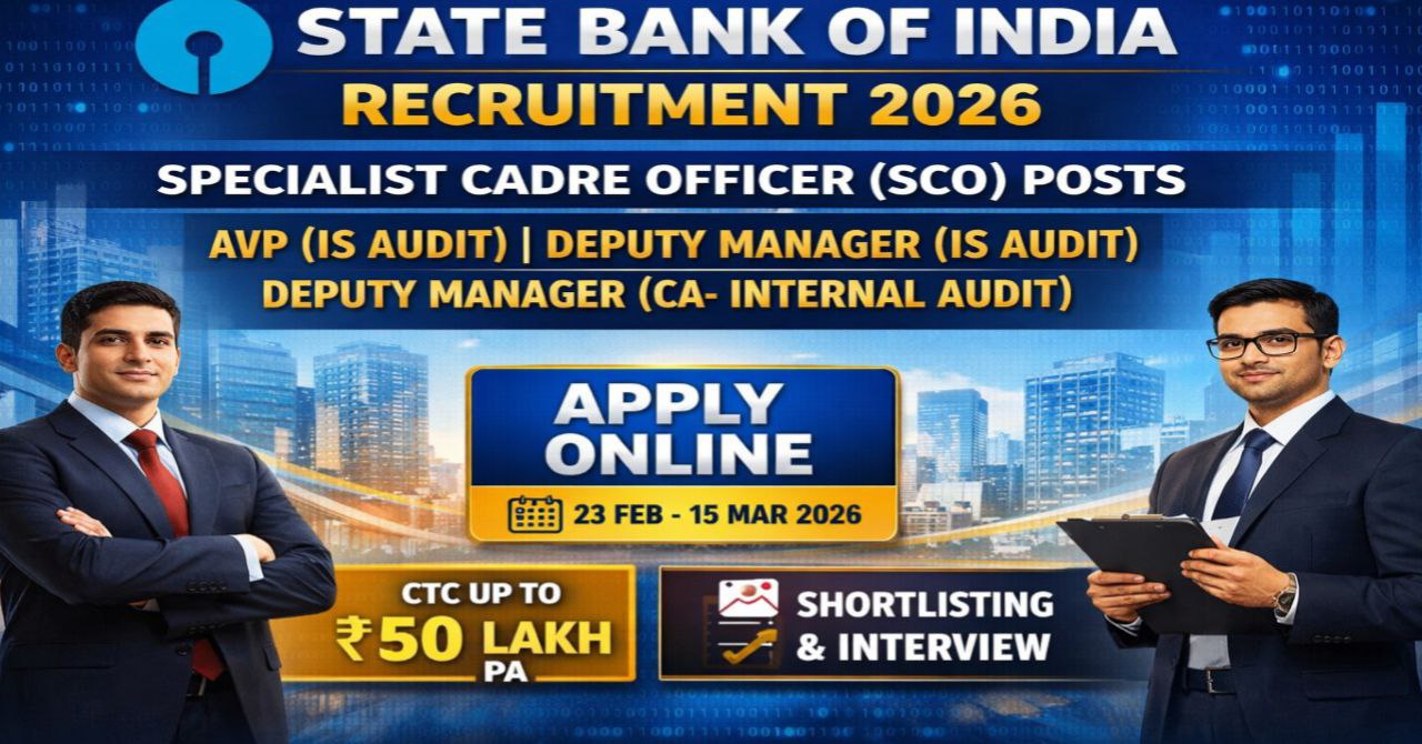 SBI SCO Recruitment 2026