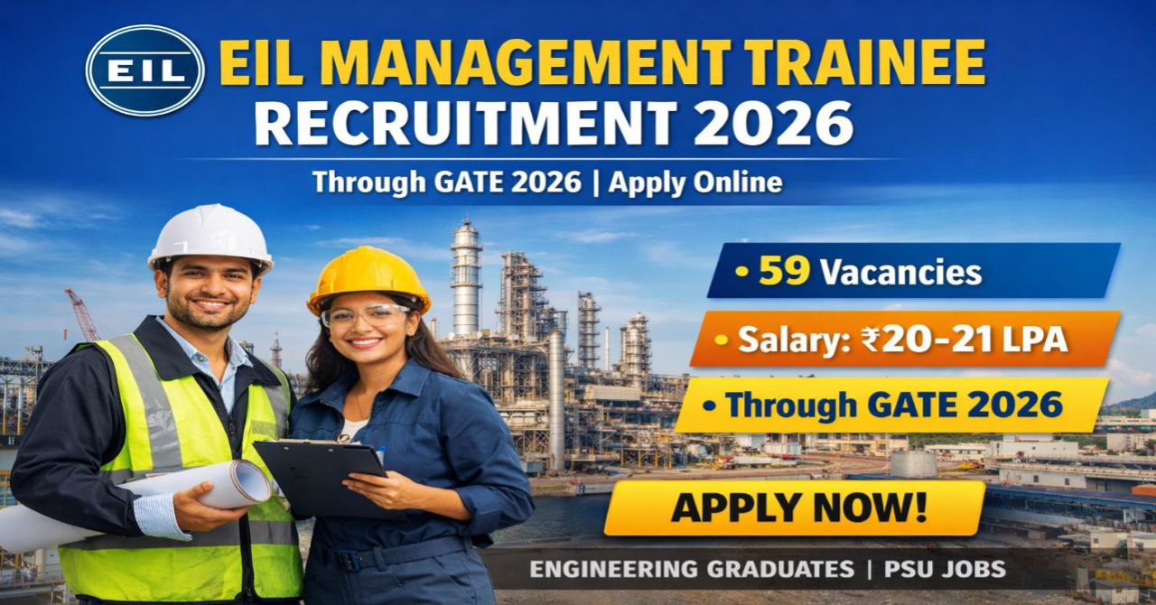 Engineers India Limited MT Recruitment 2026